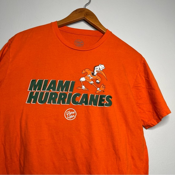Dyme Lyfe University of Miami - Miami Hurricanes Orange Tee B - Picture 2 of 4